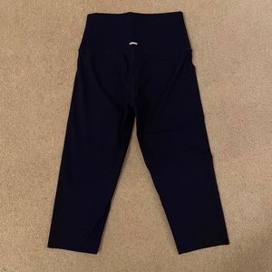 aerie chill navy crop leggings